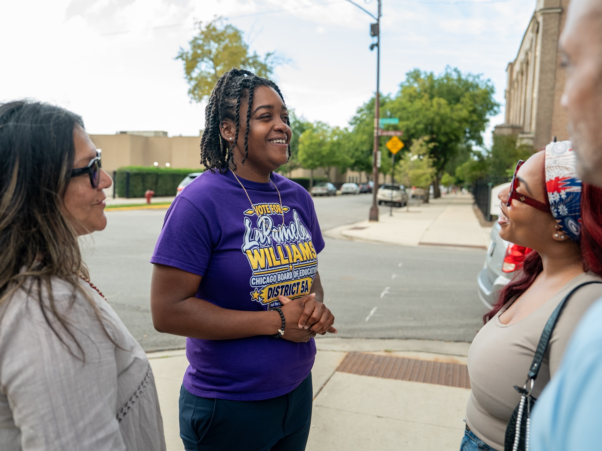 Connecting with voters on the street